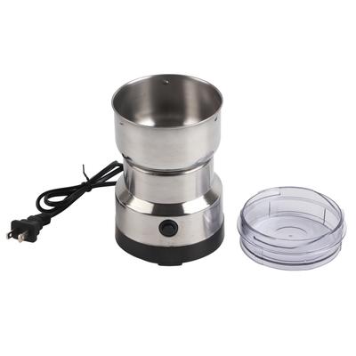 Máquina Eléctrica de Molienda Mini Acero Inoxidable Molinillo de 4 Cuchillas Portátil Molinillo de Granos Cocina
