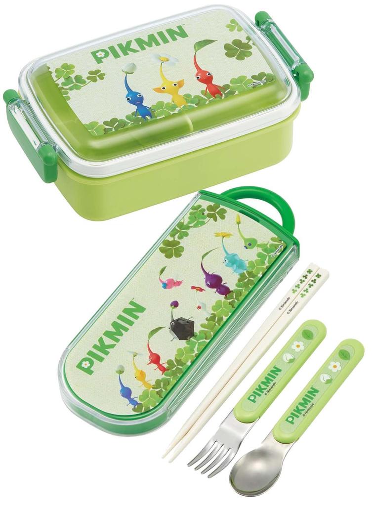 Skater Lunch Box 1 Tier 450ml Fluffy Dome Shape Antibacterial Kids Lunch Made In Japan Nintendo Pikmin Boys Girls RBF3ANAG Children's