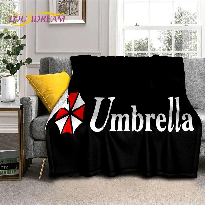 Horror Games R-Resident Evil Soft Flannel Blanket for Beds Bedroom Sofa Picnic,Throw Blanket for Cover Outdoor Leisure Nap Gift