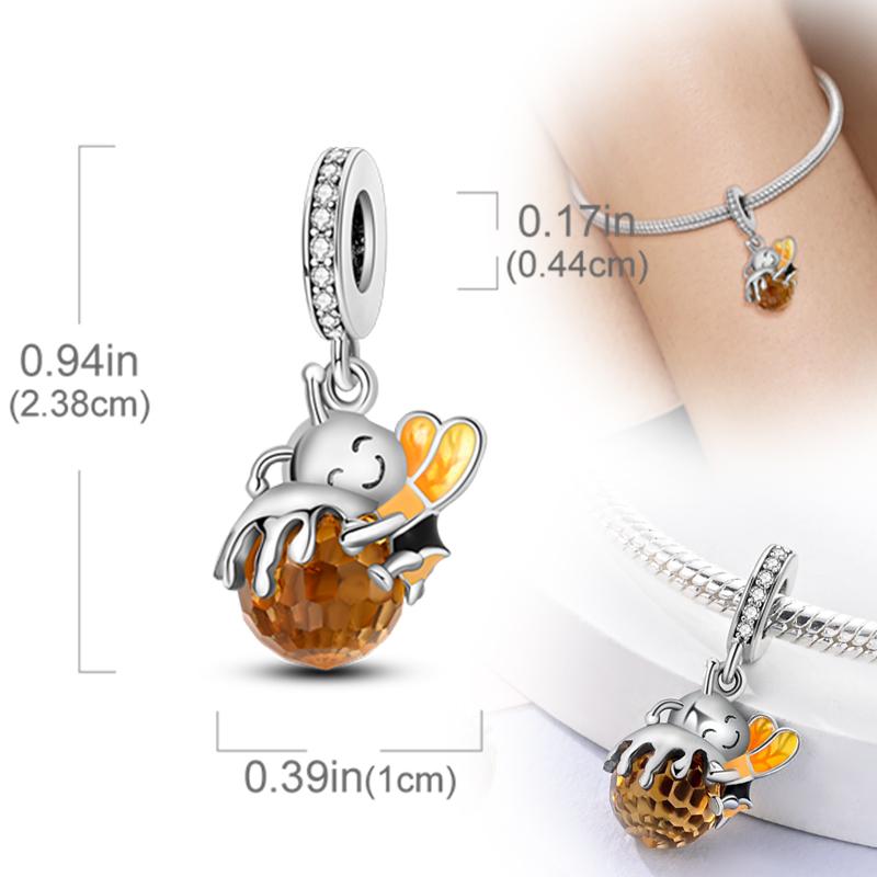 New Original Copper Charms Beads Pendants For Original Bracelet Necklaces Charm Women Diy Jewelry Gifts