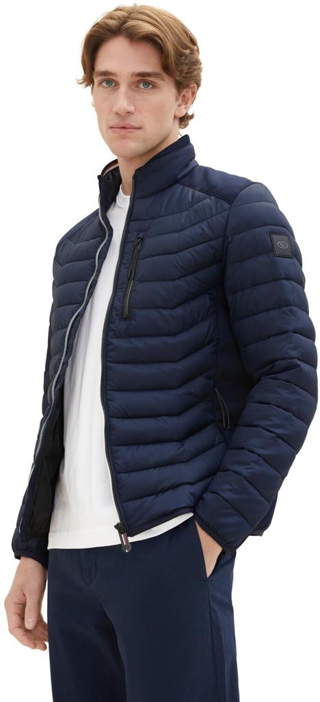Mid-season Jacket Tom Tailor Hybrid Jacke (1036075) With Recycled Polyester (1036075) Sky Captain Blue