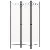 3 Piece Room Divider White 120 * 180 Cm