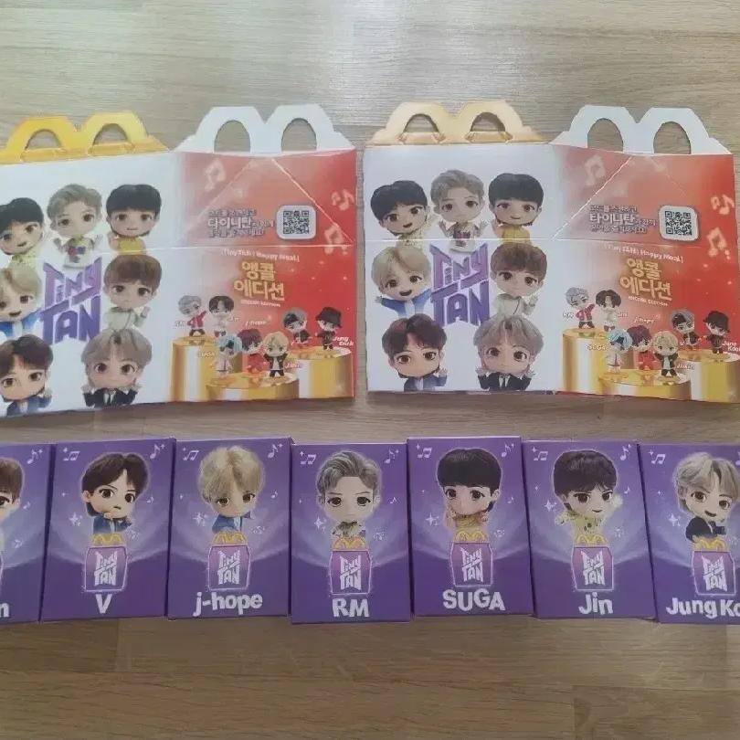 

BTS. 7 видов игрушек Тинитан из Хэппи Мил Макдональдс