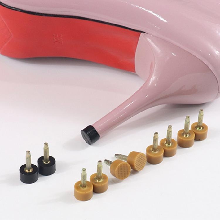 Quiet Walking Heel Pads Caps With Antislip Design Includes Pliers and Storage Case Women's High Heel Tips Replacement