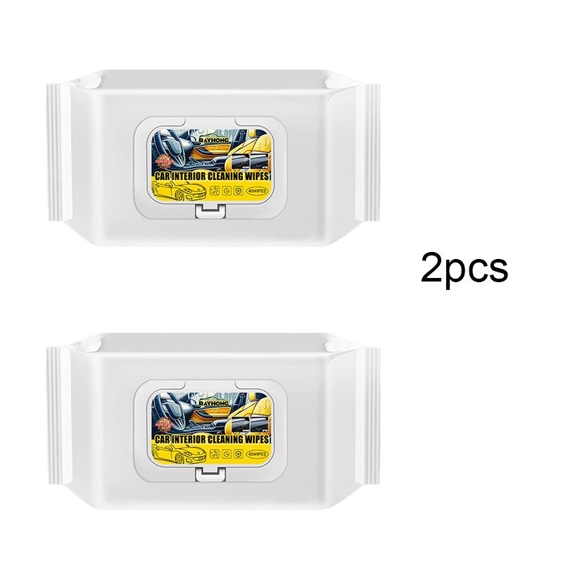 Rayhong Čisticí ubrousky na interiéry Auto Rychlé odstranění skvrn Renovace Snížení praskání Přenosné multifunkční čisticí ubrousky