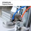 ZONESUN ZS-XG450D Semi-automatic Metal Twist-off Fruit Jam Jar Bottle Capper Screw Capping Machine