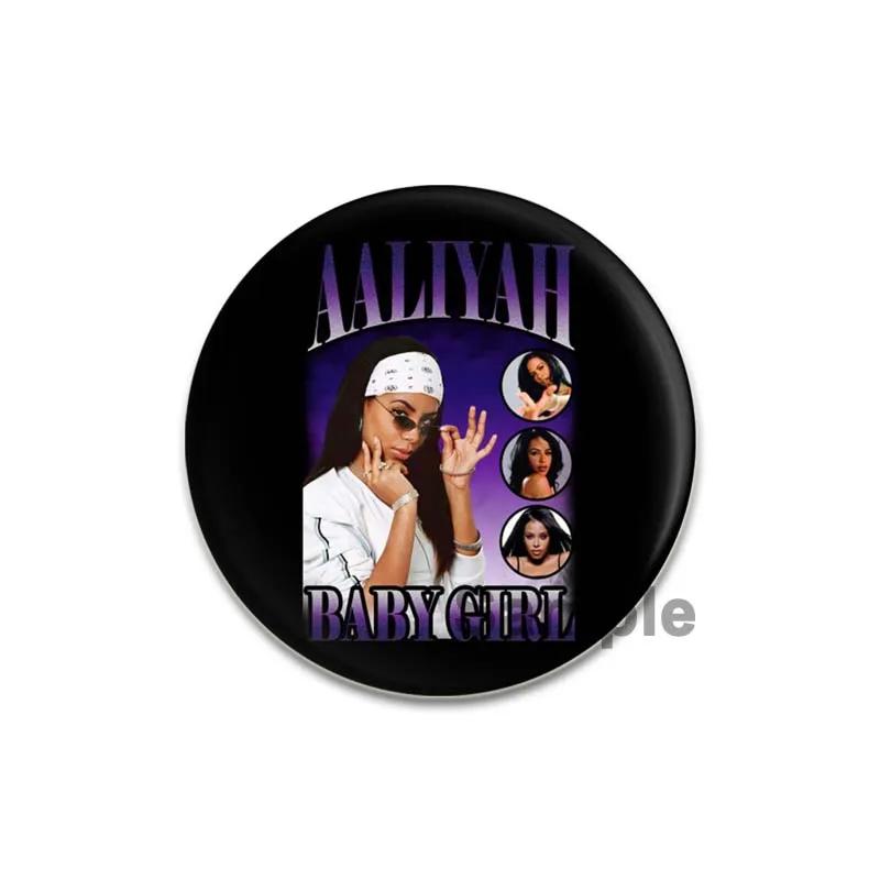 32/44/58mm Pop Hip Hop Rap Star Singer Metal Brooch Handcrafted Backpack Clip Fan Collection Commemorative Gift Tinplate Pin Badge