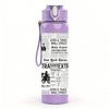 1PC Vintage Newspaper Text Collage Print 750ml Color Plastic Sports Water Bottle Leakproof Flip Straw Lid Suitable for Sports Office Home Use