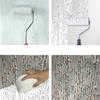 3D Textured Paint Roller for Wall Decoration Rubber Stamp Embossed Painting Tool Polyurethane Roller