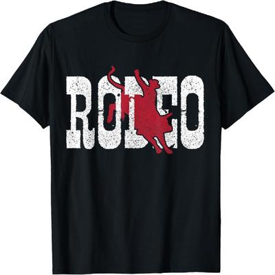 Rodeo Bull Riding Cowboy Western Vintage Bull Rider Gift T-Shirt