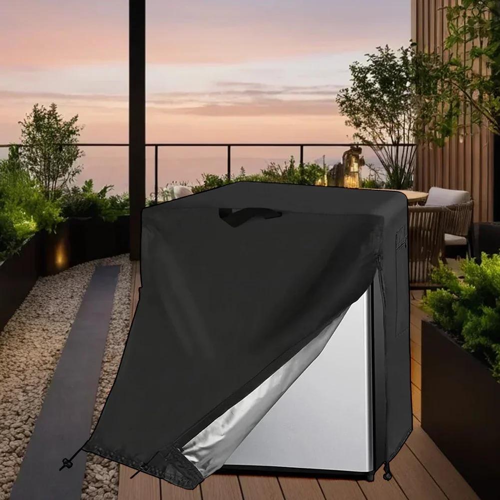 Compact Refrigerator Cover, Waterproof&Dustproof Cover For Beverage Refrigerator Adjustable Covers For Home Appliances Parts