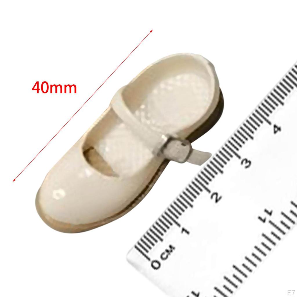 1/6 Scale Casual Footwear Low Block Heels for 12'' Female Action Figure Accessories