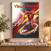 Lamine Yamal Custom Name Text 5D Diamond Painting Kit DIY Full Drill Diamond Art Decoration