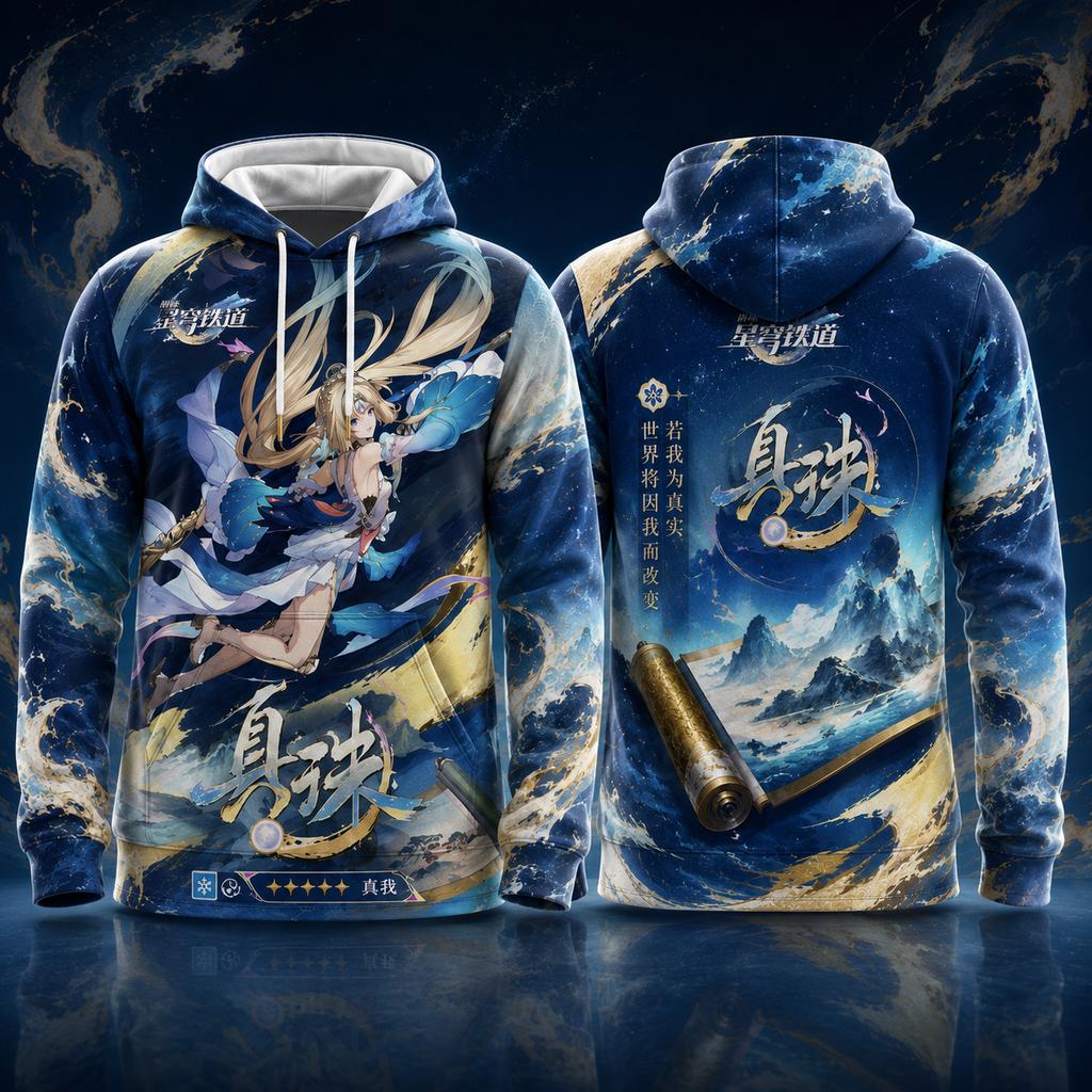 Honkai Star Rail Firefly Ruan Mei 3D Print Unisex Hooded Men and Women Autumn Winter Anime Sport Shirt Men's Pullover Men's Y2kUnisex Woman's
