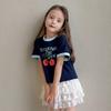 Tutu Xiaoxiang Girls' Short Sleeve Cotton T-Shirt