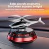 Parfum Hélicoptère Désodorisant Voiture Solaire 1PC Décor Unique Tableau de Bord Intérieur Pour Véhicules Berlines SUV