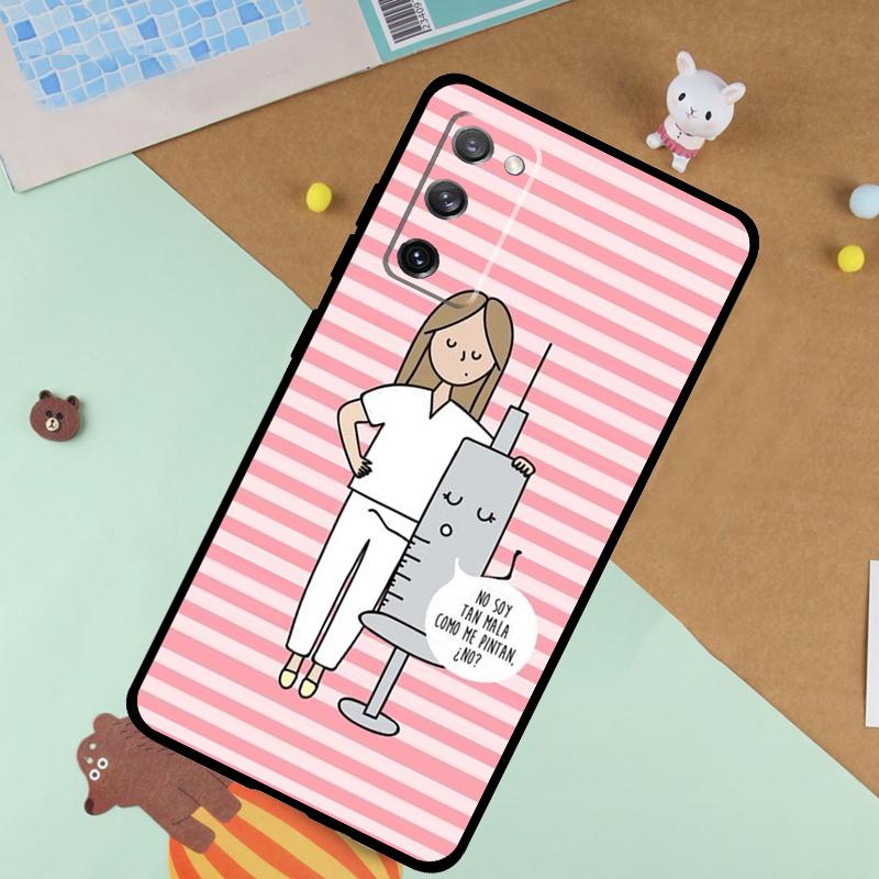 Nurse Doctor Dentist Soft Case For Samsung Galaxy S25 Ultra S9 S10 S20 S21 S22 S23 S24 Plus S24 FE Funda Cover