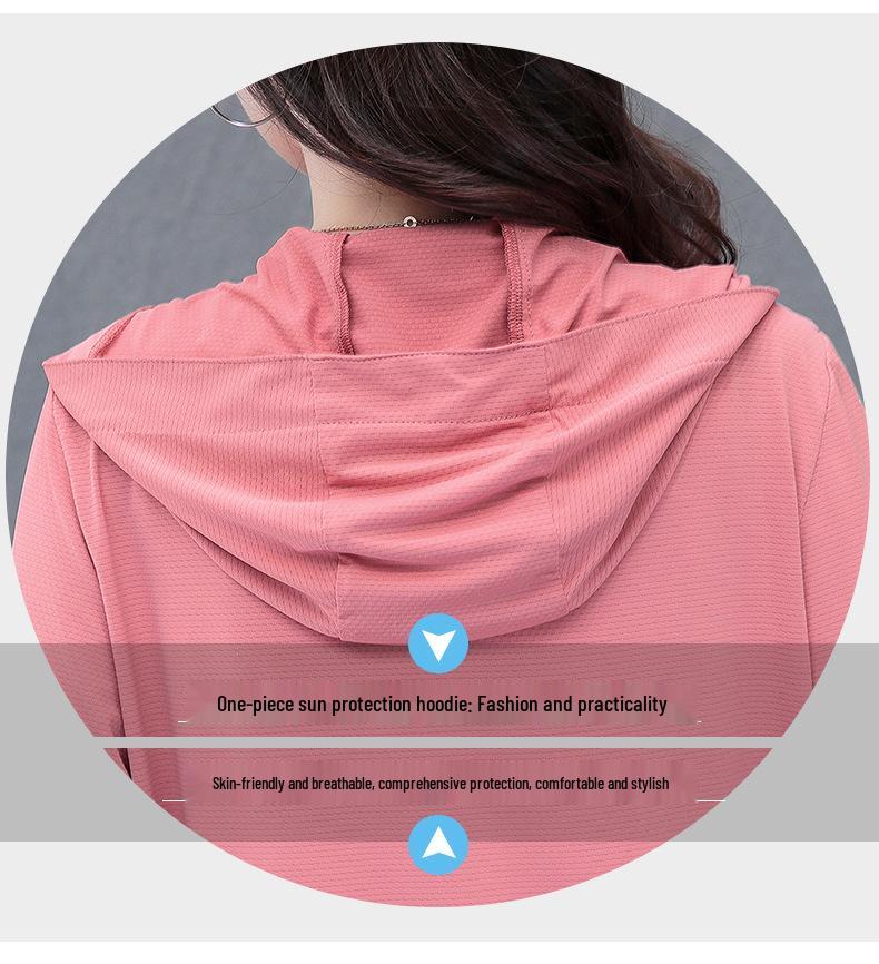 Women's Summer 2023 Sun Protection Lightweight Loose-Fit Jacket