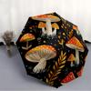 1pc Mushroom Pattern Automatic Umbrella - Automatic Opening And Closing, Sturdy Iron Frame, Formal Occasions Yy251018183