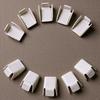 10Pcs Metal Shelf Clips Heavy Duty Cabinet Shelf Support Clip for Office File Cabinets Bookshelf Pegs Shelving Brackets Sturdy
