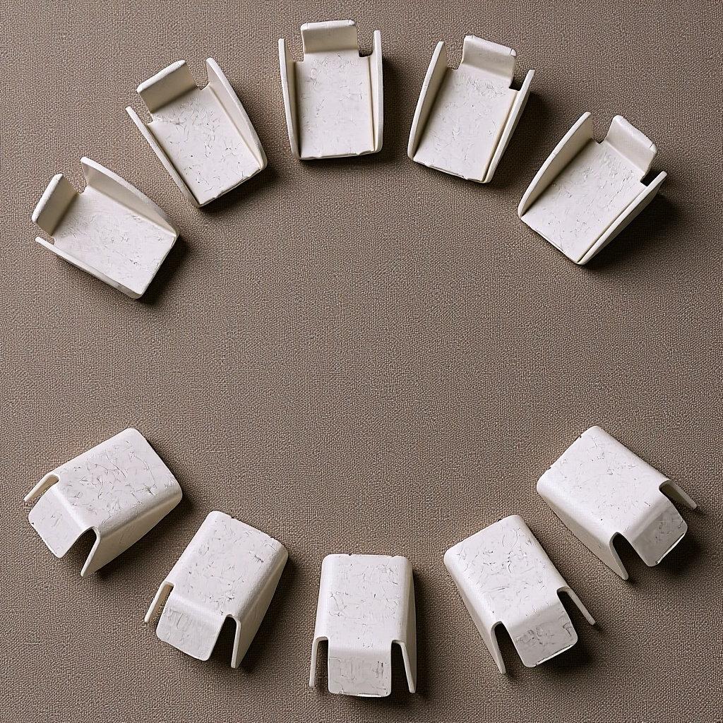 10Pcs Metal Shelf Clips Heavy Duty Cabinet Shelf Support Clip for Office File Cabinets Bookshelf Pegs Shelving Brackets Sturdy