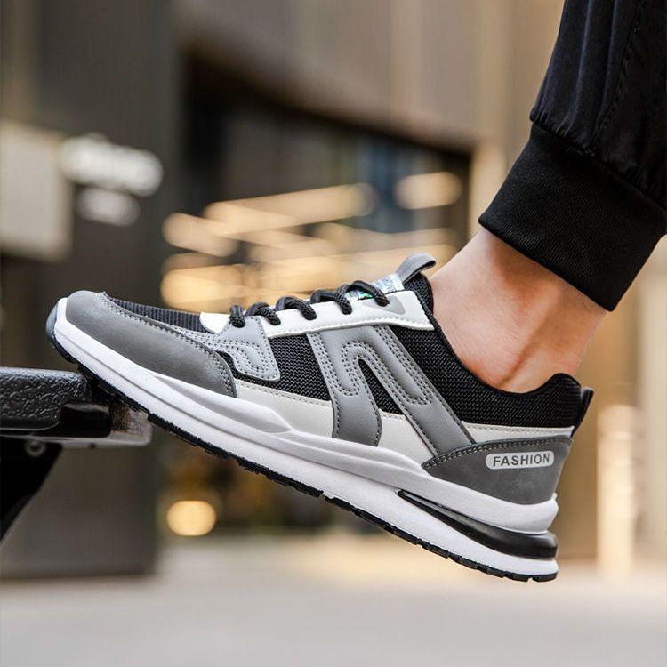 Spring and autumn new breathable sneakers trendy shoes lightweight casual shoes soft-soled running shoes