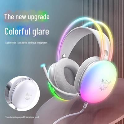 X25 Headset mit dynamischer Gradientenbeleuchtung: Gaming-Headset mit Cross-Border-Design für E-Sport-Enthusiasten.