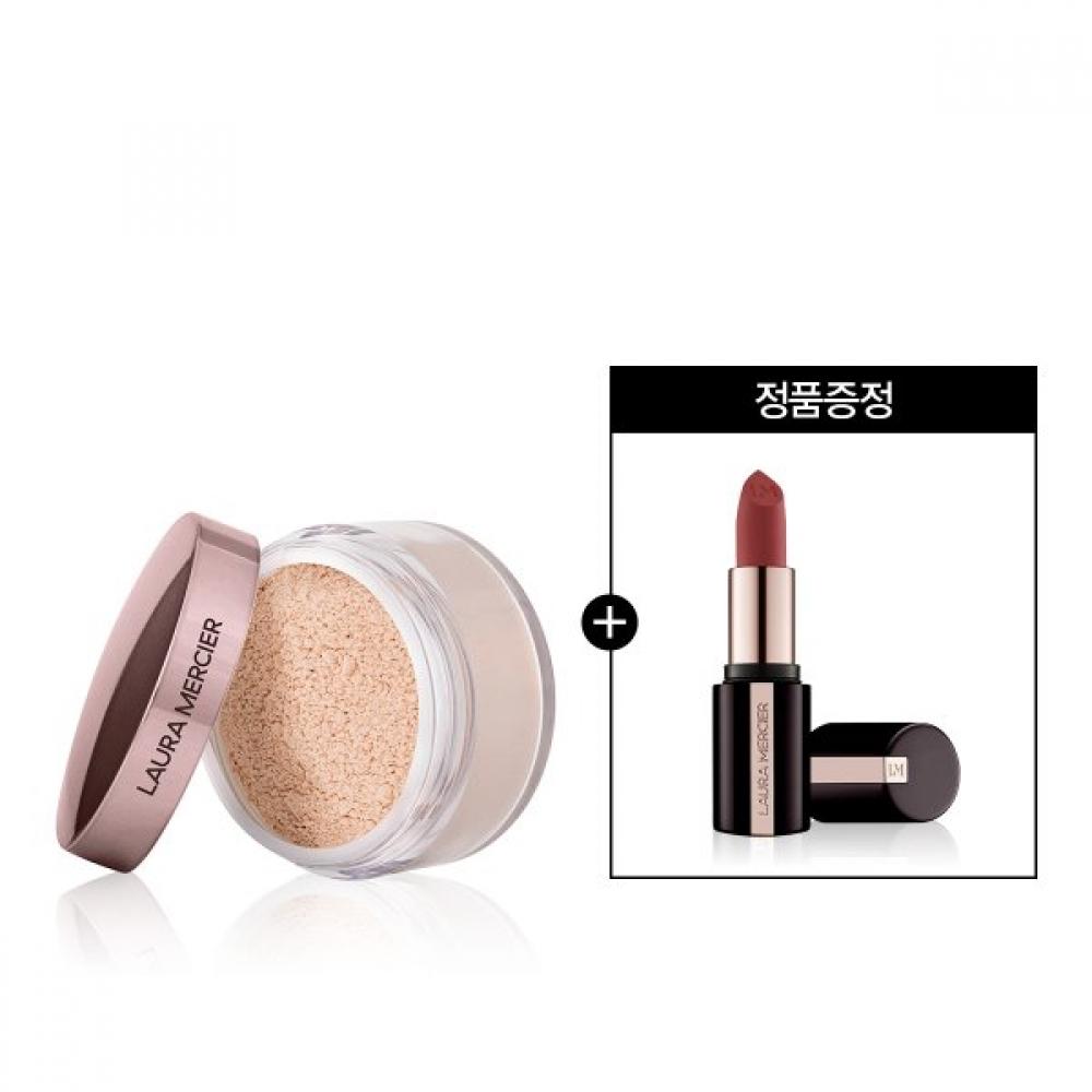 laura mercier Полупрозрачная фиксирующая пудра Tone Up Rose 29 г Мини-пуховка +розовый TRANSLUCENT TONE UP - ROSE