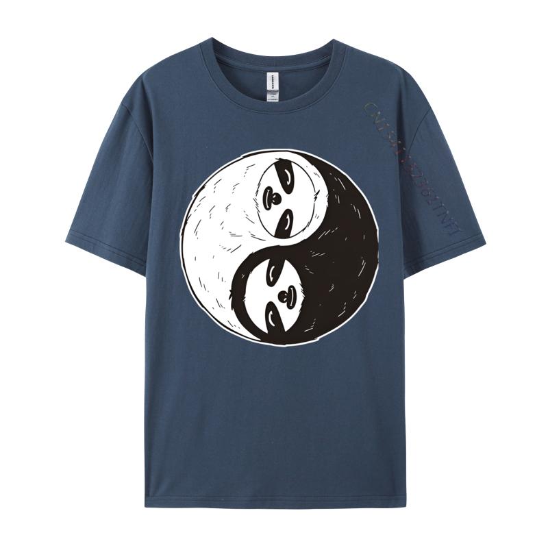 Funny Sloth Yin And Yang Chinese Quiet T Shirts Men Tee Shirts Party Tshirts For Men Tops New Clothes Normal