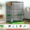 Large Parrot & Bird Cage for Budgies, Peonies, Wrens, Starlings & More