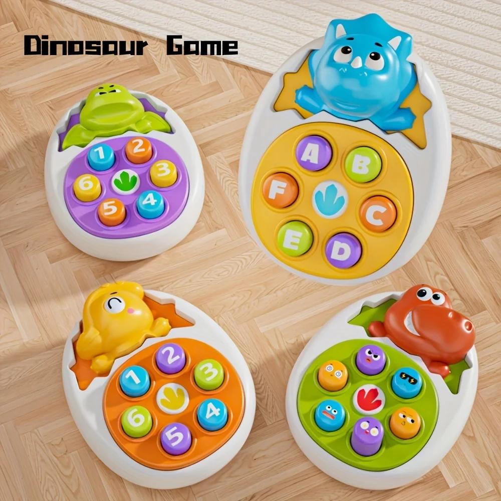 Dinosaur Press and Tap Enlightenment Toy - Interactive Learning with Vibrant Colors, No Electricity Needed, Perfect for Toddler