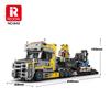 Truck Series Building Block Container Heavy Truck Trailer RV Luxury Motorhome Model Bricks Desktop Collectible Ornament Toy Gift