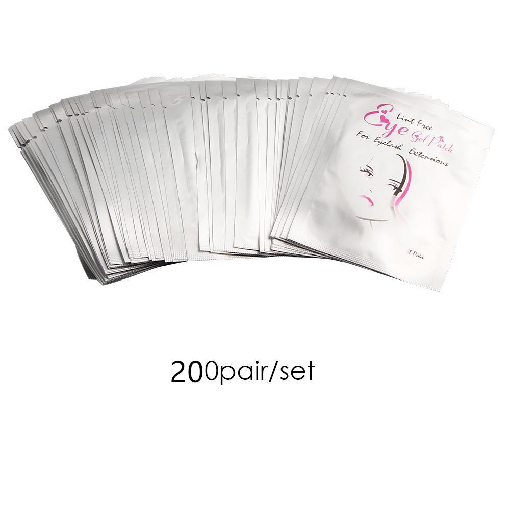 50 Pairs Beauty Eye Pads Eye Lash Eyelash Extension Paper Patch Tips Gel Sticker Wraps Patches