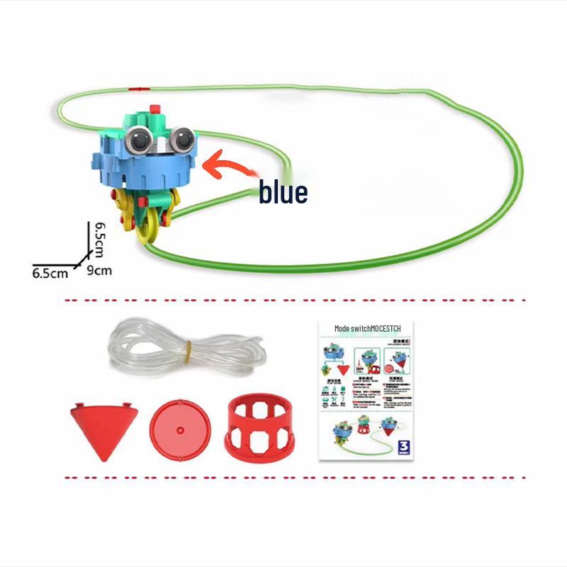 

Черный технологичный самобалансирующийся моноцикл-робот - Креативный электрический акробат для детей