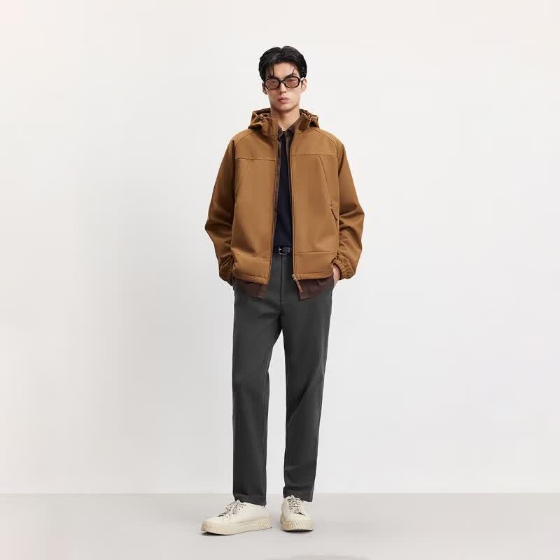 Jack & Jones Men's Tencel Blend Tapered Casual Pants
