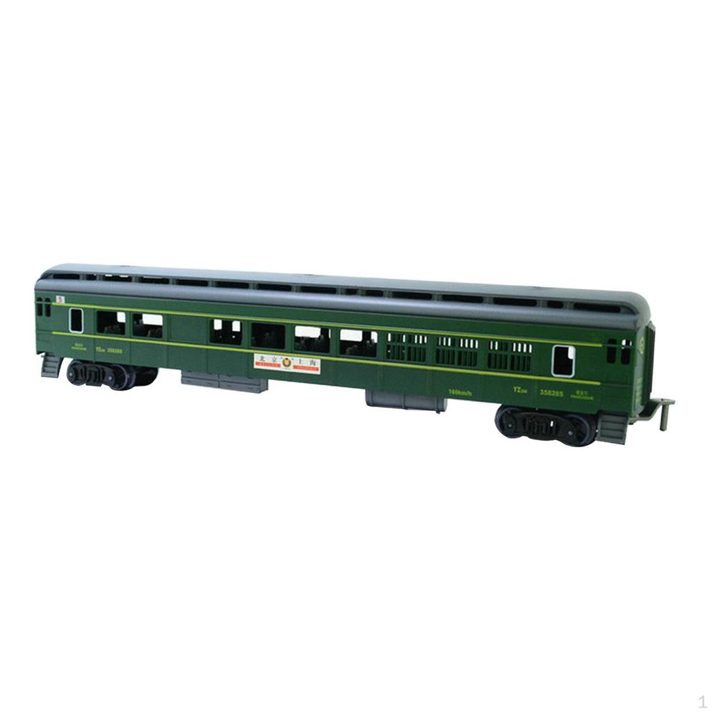 Express Freight Car Model Train Set 1:87 - Railway Playset for Kids' Birthday Gifts