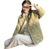 adidas Originals Color Block Logo Sports Warm Down Jacket Women Jacket Green IN0980
