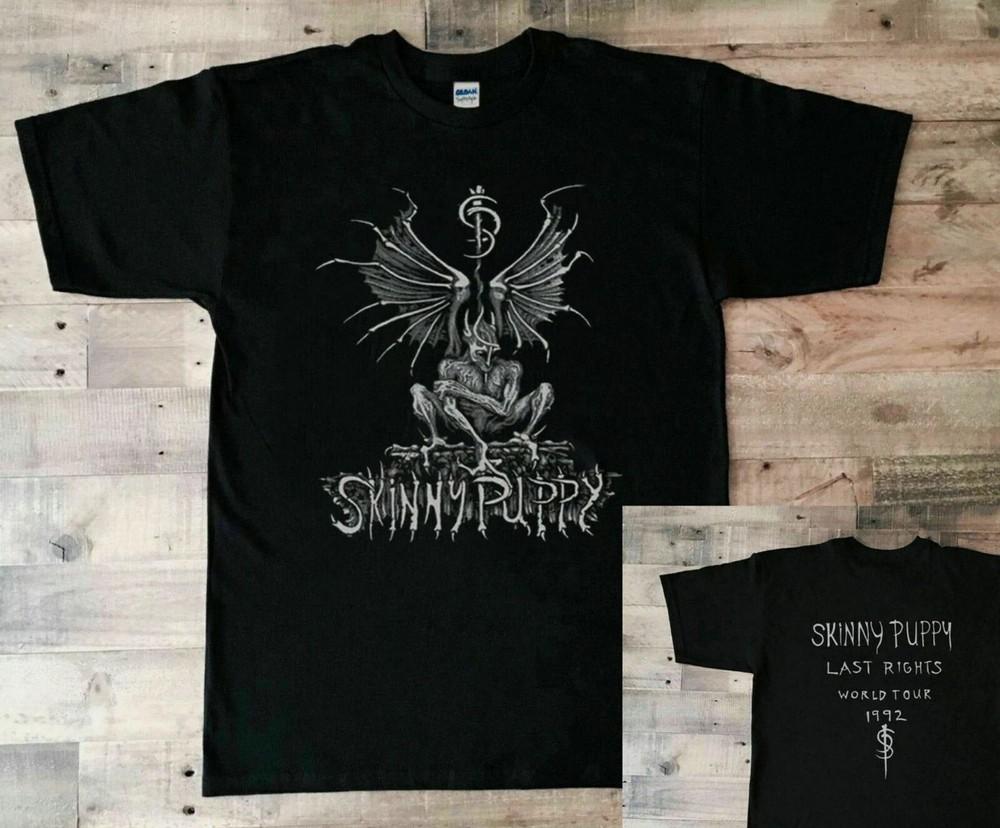 

Винтажная футболка 1992 года Skinny Puppy The Last Rights World Tour, 90-е Skinny Puppy B L