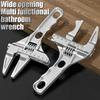 Adjustable Wrench Multi Functional Dual Use/Four Use Large Open End Wrench Household Open Bathroom Pipe Adjustable Wrench