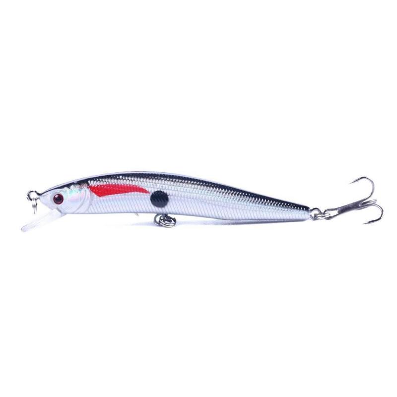 10New color model6Hook number10cm 8.4gBionic Minnow Lure10pcsArtificial bait lures are suitable for both freshwater and sea fish