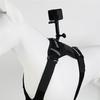 Soft Padded Pet Harness Compatible for Sports Cameras Recording from Your Dog's Perspective with Accessories