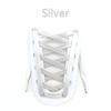New Gold Silver Flat Rope Shoelace Luxury Faux PU Leather Shoelaces Metal Head Sneakers Casual Shoes Laces 80/100/120/140/160cm