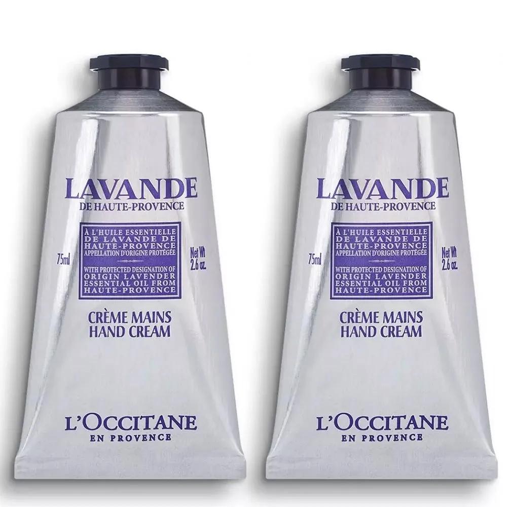 L Occitane Лавандовый крем для рук 75 мл x 2