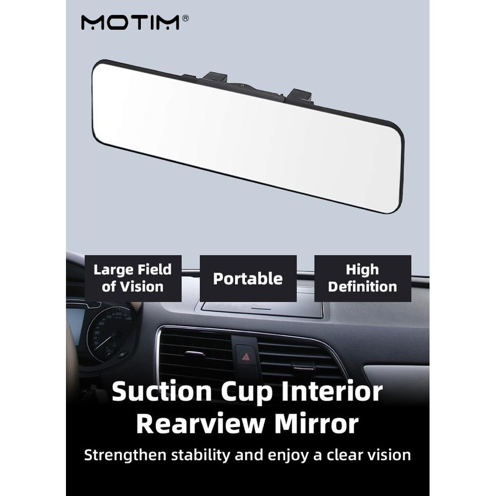 

Car Interior Rear Viewrror with Clip 30cm Vanityrror Wide Angle Panoramic Wide Angle Rearviewrror to Eliminate Blind Spots Effectively Interior Repla