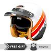 Men Women Jet Helmet Motorcycle Helmet DOT Approved Open Face Helmet Capacete De Moto ABS Material Moto Equipments