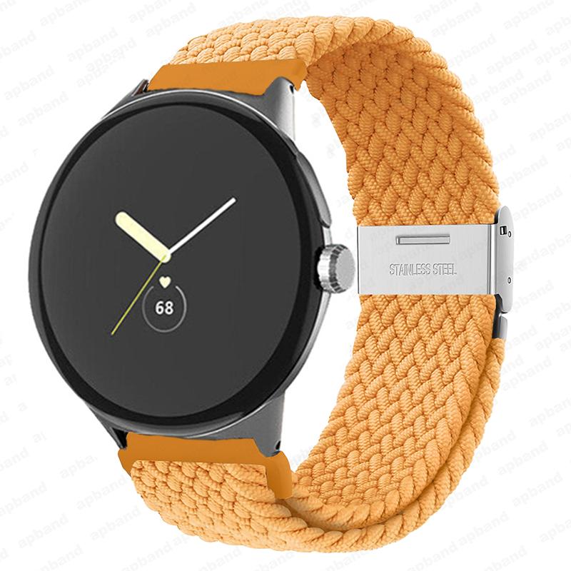 Braided solo loop strap for Google Pixel Watch 2 Band Smartwatch Accessories Elastic Bracelet correa Pixel Watch Active band