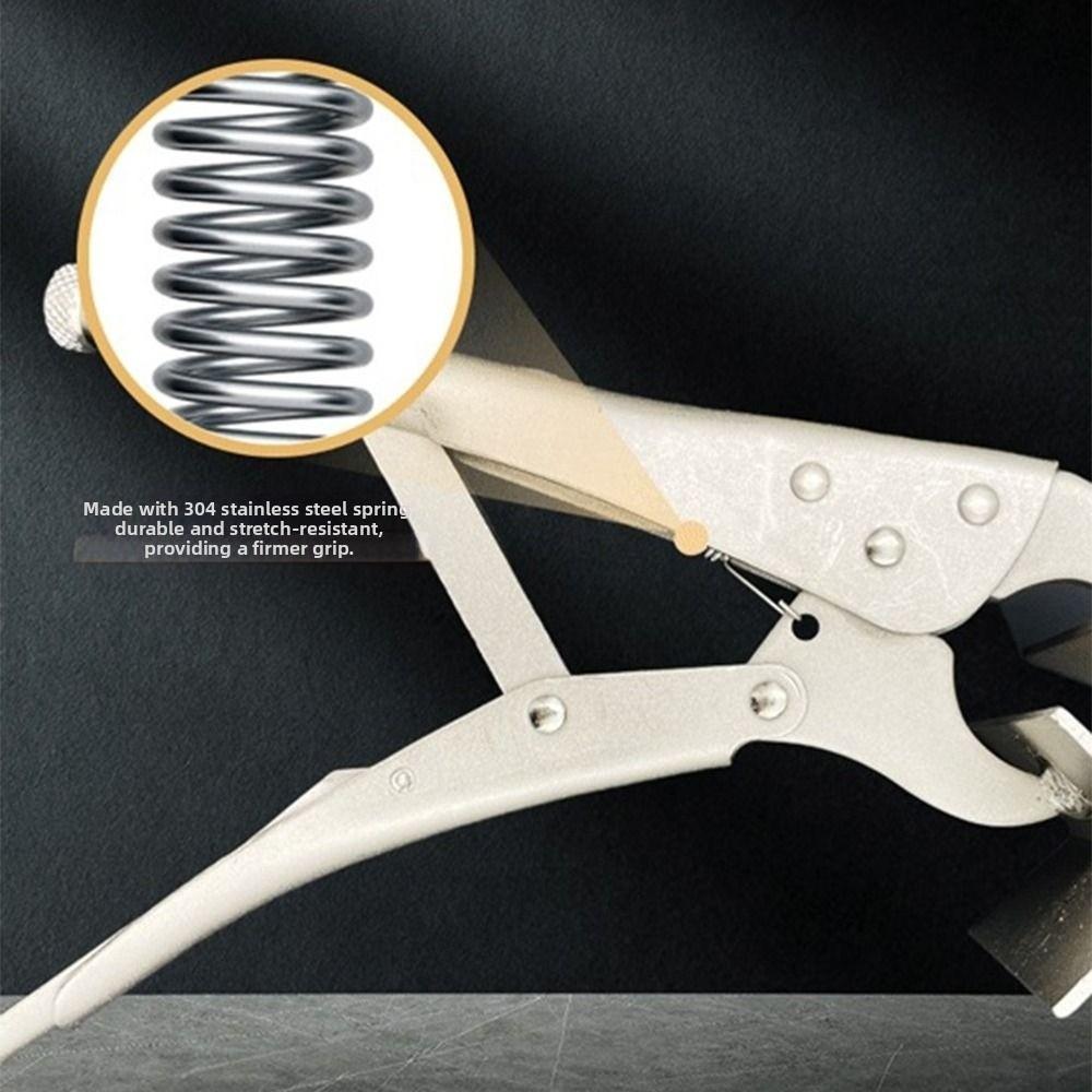 U-Shaped Jaw Welding Clamp Pliers High Hardness Adjustable Flat Nose Pliers Fixed Clamp Heavy-duty Welding Locking Clamps