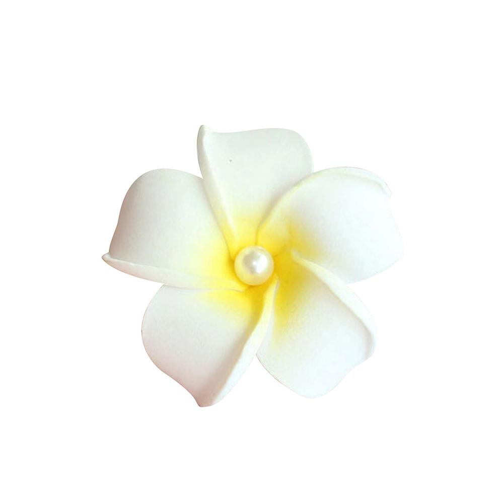 Pearl Plumeria Flower Hair Clips For Women Girls Hairpins Egg Flower Barrette Hawaiian Wedding Party Bag Hat Accessories