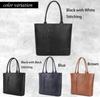 Kimura Handmade Large Capacity Business Tote Leather Brand A4 Men's Bag, Multifunctional, Zipper, Name, Commuting, Men's Tote, Large, Popular, Size,