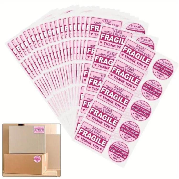 10 Sheets Fragile Warning Labels Fragile Handle with Care Fragile Sticker Easy to Use for Effective Communication